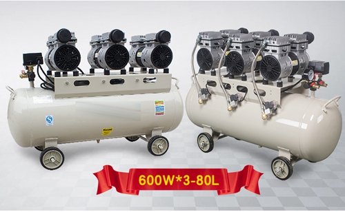 600W - 9L小型空気圧縮機のOillessの高圧無言の設計木働く家の塗布AC220V良質のSanmin