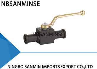 KHB KHMはSAEのフランジが付いている油圧球弁の炭素鋼16mm 20mm 25mmの直径を止めました