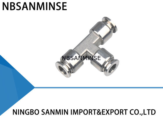 SSEのティーのエア・ホースの速いカプラーの空気の管付属品の優秀な酸の抵抗力がある