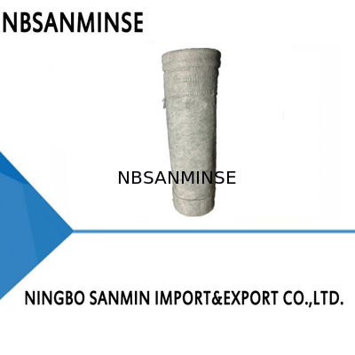 ポリエステル混合導電性繊維ニードルフェルトダストバッグ工業用エアフィルターバッグ 550 グラム/M2 防塵バグハウスフィルターバッグ
