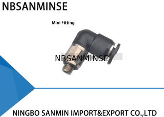 PL -小型付属品の空気男性の肘付属品Sanminのプラスチック空気の部品押しに合うCのコンパクト1の接触