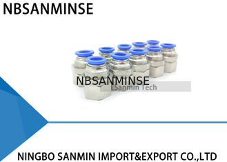 PMFの隔壁のSanminの女性のまっすぐで適切なプラスチック適切な管継手の付属品の通りの空気の部品