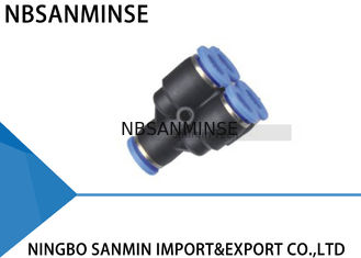PXGの共同プラスチック適切なSanminの空気の空気付属品の速いコネクター5の方法二重Yタイプ押し