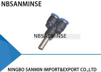 PYJ 3の方法プラスチック空気付属品良質のSanminの空気の等しいティーYの管のコネクター1の接触押し