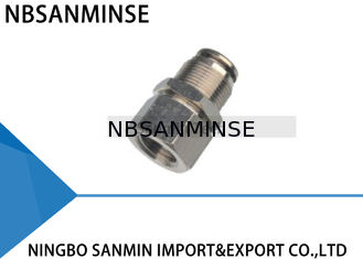 PMFTすべての金属の真鍮の適切な女性糸1の接触空気の空気付属品の隔壁コネクター