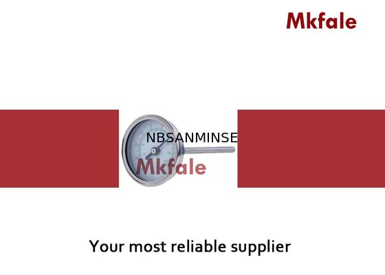 クラス2.5 SMKSのバイメタルの温度計のステンレス鋼の正常な産業温度計