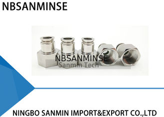 NBSANMINSE SSPCF M5 M6 1/8は1/4本の3/8本の1/2 SS316Lの内部糸女性のまっすぐ分けます