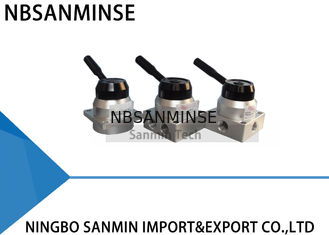 G 1/4の糸の手動空気の電磁弁NBSANMINSE K34R6手の切換え弁