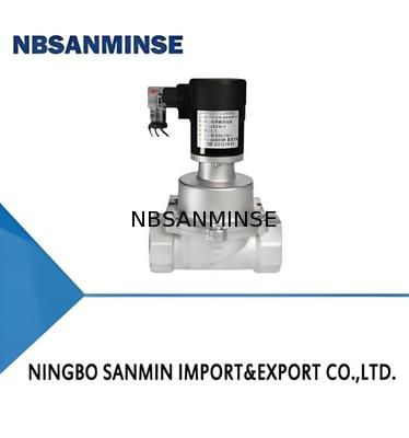 304 ステンレス鋼 化学ソレノイドバルブ DC12V-AC380V電圧と5〜50°Cの作業温度