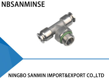 Metric High Flow Stainless Steel Air Fittings - 20 ℃ - 140 ℃ Temperature