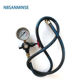 Impact Resistance Hydraulic Accumulator Nitrogen Charging Valve Filling Air