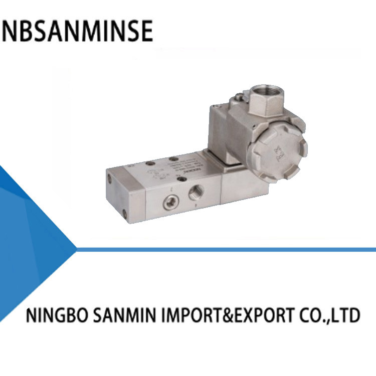 SANMIN All Stainless Steel Explosion Proof CT6 Solenoid Valve With NBR PUR Seal
