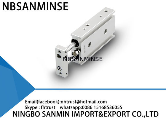 注文の二重棒の空気の空気シリンダー基本的なタイプ6mm 10mm 15mmの穴サイズ