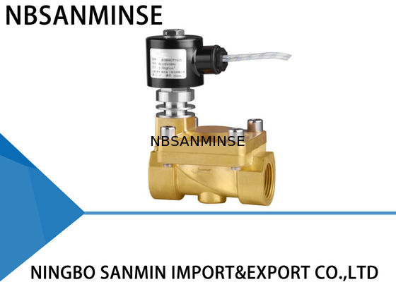二酸化炭素の液体の蒸気の真鍮の電磁弁の普通閉鎖したハイ・ロー温度