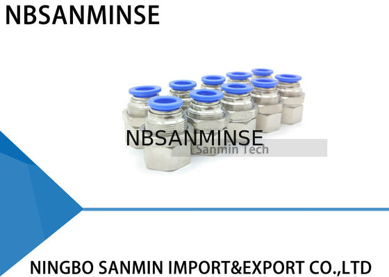PMFの隔壁のSanminの女性のまっすぐで適切なプラスチック適切な管継手の付属品の通りの空気の部品