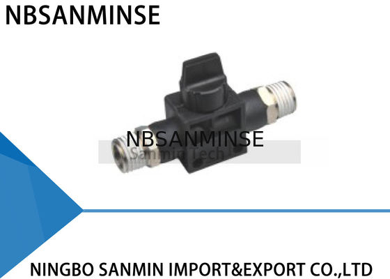 HVSSの2Way/3つの方法付属品Sanminのコネクター押しに通す空気の流れの制御弁手の糸