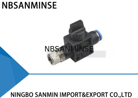 HVSFの2Way/3つの方法付属品Sanminのコネクター押しにホースで水を掛ける空気の流れの制御弁手の糸