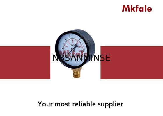 SMTBのステンレス鋼の液体の圧力計の黒の鋼鉄場合G/NPT/他糸