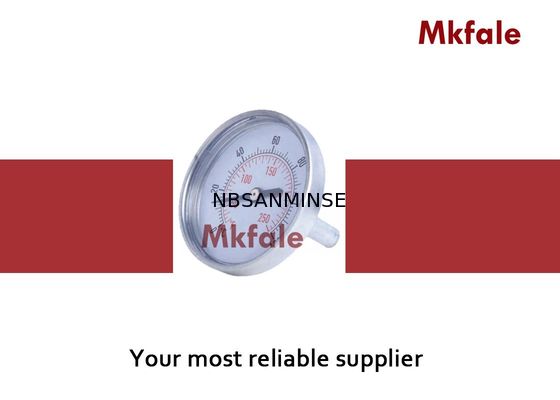 熱すること/配管の液体の圧力計のアルミニウム バイメタルの温度計