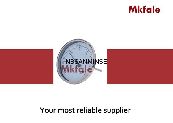 液体の圧力計のステンレス鋼のバイメタルのコイルの温度計の器械のガラス窓