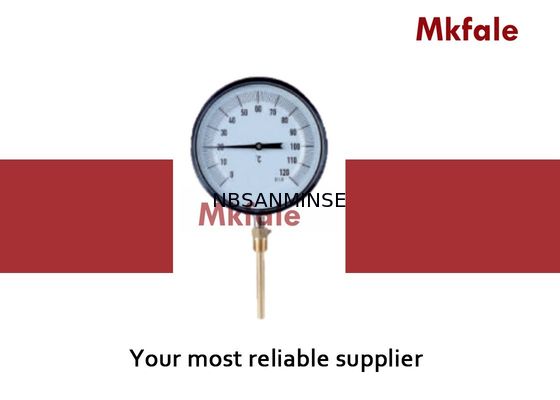 液体の圧力計のステンレス鋼のバイメタルのコイルの温度計の器械のガラス窓