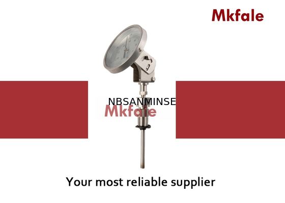 SMWSの経済的な液体の圧力計のステンレス鋼のバイメタルの温度計IP43