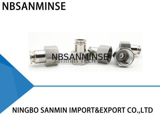 NBSANMINSE SSPCF M5 M6 1/8は1/4本の3/8本の1/2 SS316Lの内部糸女性のまっすぐ分けます