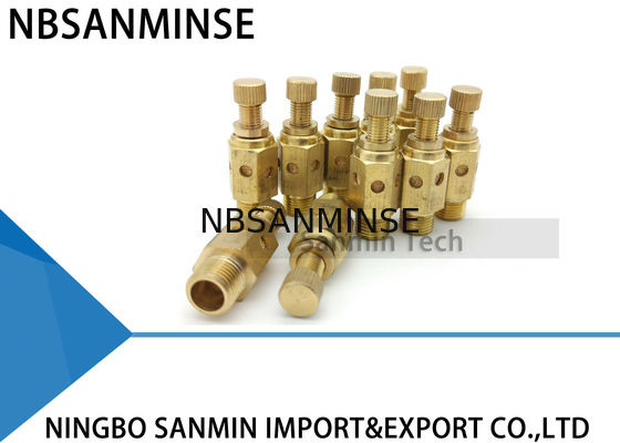 NBSANMINSE Cのタイプ空気の空気付属品のマフラーのスロットル バルブの空気の真鍮の消音装置