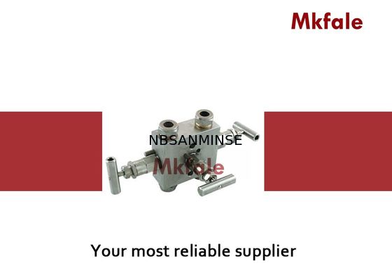 3つの弁多岐管2は圧力計の高圧弁SS316のための弁そして1つの同等になる弁を妨げます