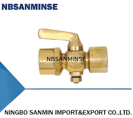 305-DN6 305-DN10 305-DN15 銅製の密封面付きの銅製の圧量計プラグ