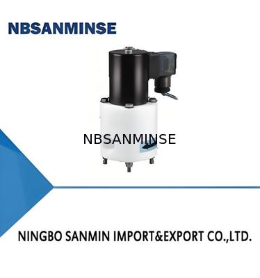 ポリテトラフルオロエチレン電磁弁 PTFE ソレノイドバルブ 最大 +120℃ 耐熱性 0.01～0.6 MPa 使用圧力、1.2 MPa 圧縮強度