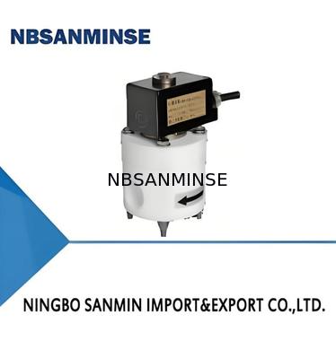 ポリテトラフルオロエチレン電磁弁 PTFE ソレノイドバルブ 最大 +120℃ 耐熱性 0.01～0.6 MPa 使用圧力、1.2 MPa 圧縮強度