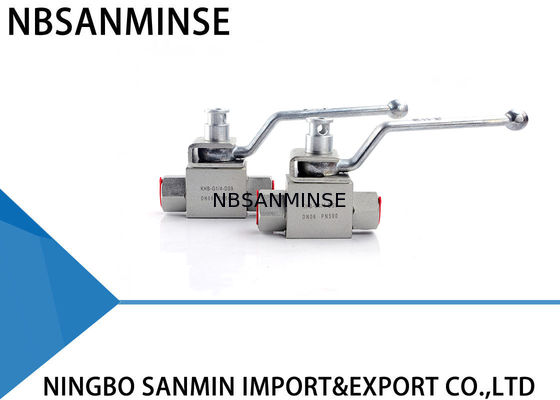 31.5MPa圧力油圧球弁KHB-Lの炭素鋼のロックできる球弁