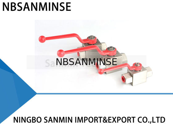 ステンレス鋼の高圧油圧球弁KHB-G1/8 1/4 3/8の1/2反腐食の設計SS304 SS316