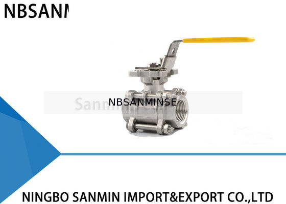 CF8M 1インチの油圧高圧球弁1000psiの外国人のステンレス鋼SS316オイル ガスの配水管ライン適用