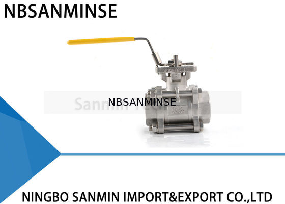 CF8M 1インチの油圧高圧球弁1000psiの外国人のステンレス鋼SS316オイル ガスの配水管ライン適用