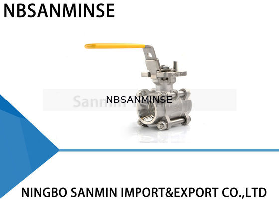 CF8M 1インチの油圧高圧球弁1000psiの外国人のステンレス鋼SS316オイル ガスの配水管ライン適用