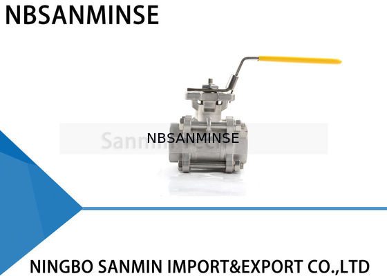 CF8M 1インチの油圧高圧球弁1000psiの外国人のステンレス鋼SS316オイル ガスの配水管ライン適用