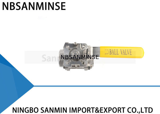 CF8M 1インチの油圧高圧球弁1000psiの外国人のステンレス鋼SS316オイル ガスの配水管ライン適用