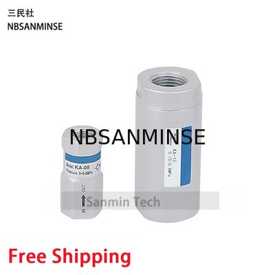 NBSANMINSEのKAの逆止弁の空気の空気弁1/8 1/4 3/8 1/2オートメーションのための3/4の1つの1-1/4 1-1/2 2ワン・ダイレクション弁