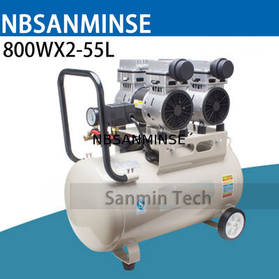800WX2 - 55L良質小型空気圧縮機のOillessの高圧無言の設計木働く家の塗布AC220V