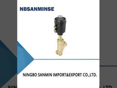 パネウマティック操作 2/2 方向の角度座席バルブ CLASSIC PAアクチュエータ付きのガンメタルボディ